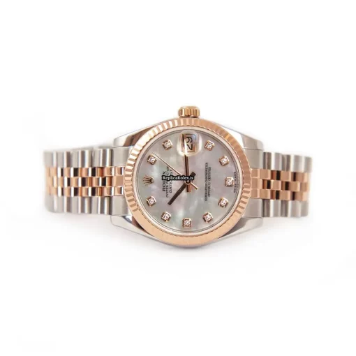 Special Replica Rolex Lady-datejust 178271 Caliber 2235 Automatic Movement 31mm Gold/steel Case Womens Watch - Image 5