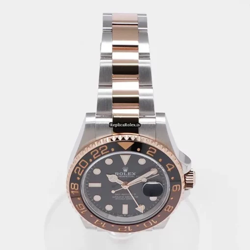 Neat Fake Rolex Gmt-master II 126711chnr Caliber 3285 Automatic Movement 40mm Gold/steel Case Watch - Image 10