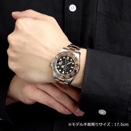 Neat Fake Rolex Gmt-master II 126711chnr Caliber 3285 Automatic Movement 40mm Gold/steel Case Watch - Image 15