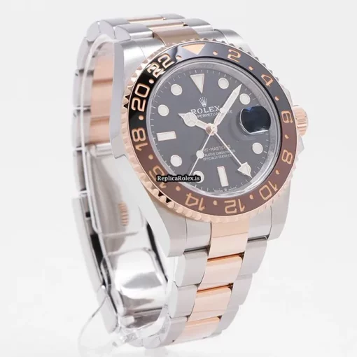 Neat Fake Rolex Gmt-master II 126711chnr Caliber 3285 Automatic Movement 40mm Gold/steel Case Watch - Image 6