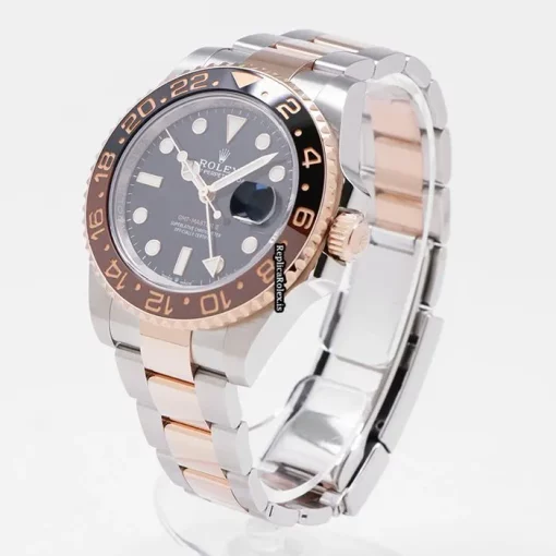 Neat Fake Rolex Gmt-master II 126711chnr Caliber 3285 Automatic Movement 40mm Gold/steel Case Watch - Image 7