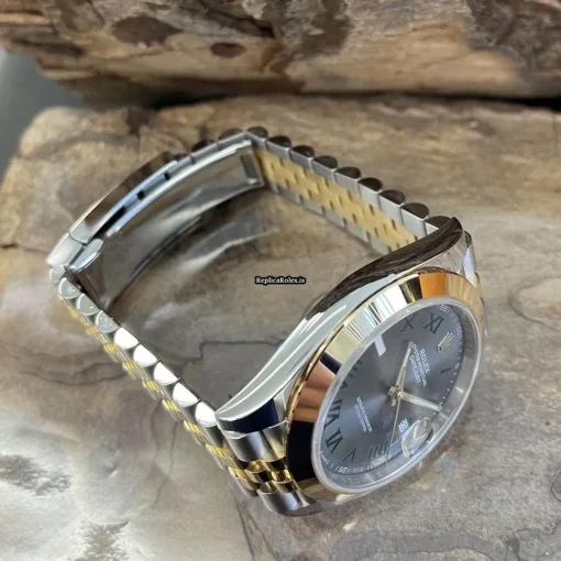 Great Copy Rolex Datejust 126303 Automatic Movement 41mm Gold/steel Case Watch - Image 3