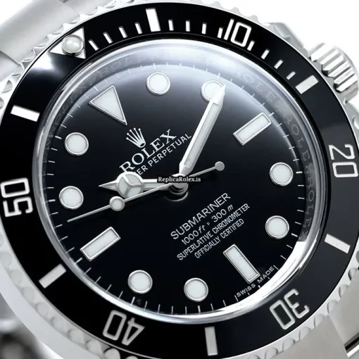 Incredible Replica Rolex Submariner 114060 Caliber 3130 Automatic Movement 40mm Steel Case Watch - Image 6