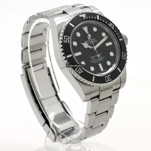 Incredible Replica Rolex Submariner 114060 Caliber 3130 Automatic Movement 40mm Steel Case Watch - Image 9