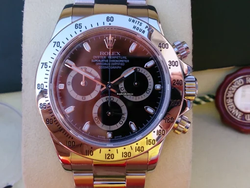 Swiss Fake Rolex Daytona 116520 Automatic Movement Steel Case Watch - Image 12