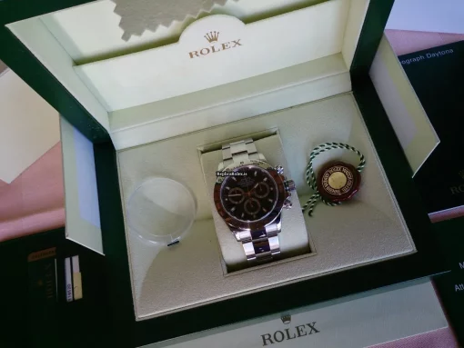 Swiss Fake Rolex Daytona 116520 Automatic Movement Steel Case Watch - Image 16