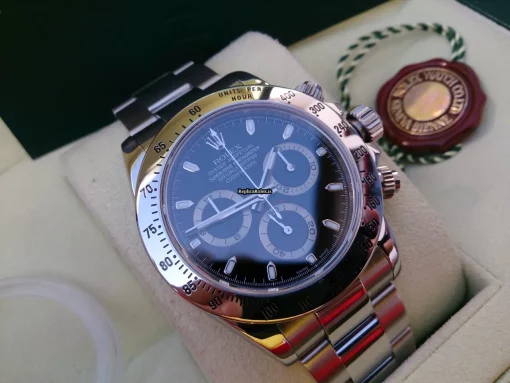 Swiss Fake Rolex Daytona 116520 Automatic Movement Steel Case Watch - Image 4