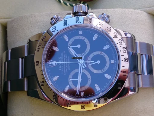 Swiss Fake Rolex Daytona 116520 Automatic Movement Steel Case Watch - Image 8