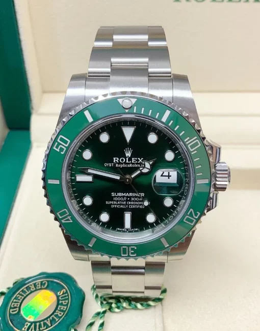 Fine Clone Rolex Submariner Date 116610lv Caliber 3135 Automatic Movement 40mm Steel Case Mens/unisex Watch - Image 2