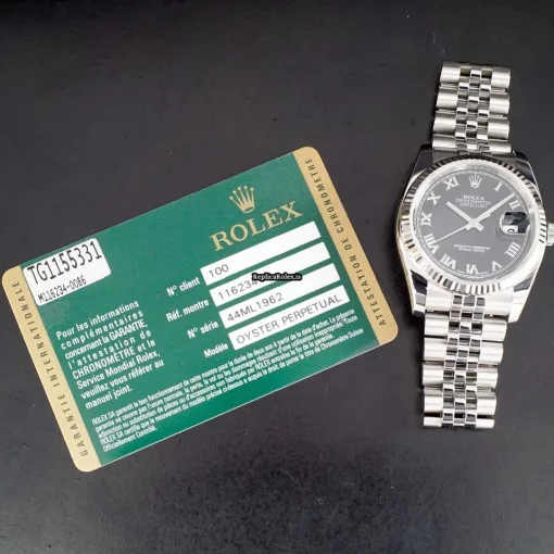 Discount Replica Rolex Datejust 116234 Caliber 3135 Automatic Movement 36mm Steel Case Mens/unisex Watch - Image 12