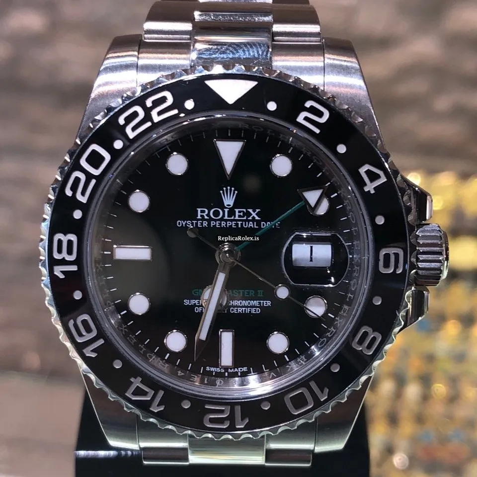 Fabulous Fake Rolex Gmt-master II 116710ln Caliber 3186 Automatic Movement 40mm Steel Case Mens/unisex Watch
