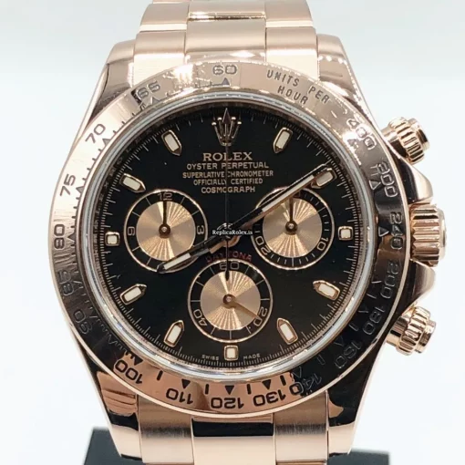 Reliable Replica Rolex Daytona 116505 Caliber 4130 Automatic Movement 40mm Rose Gold Case Mens/unisex Watch
