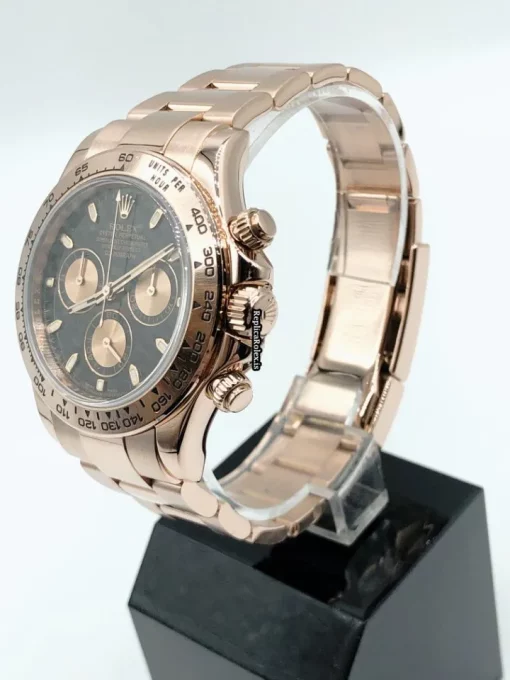 Reliable Replica Rolex Daytona 116505 Caliber 4130 Automatic Movement 40mm Rose Gold Case Mens/unisex Watch - Image 2