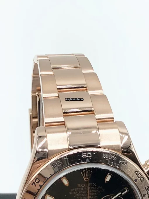 Reliable Replica Rolex Daytona 116505 Caliber 4130 Automatic Movement 40mm Rose Gold Case Mens/unisex Watch - Image 4