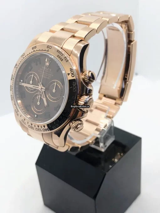 Fabulous Fake Rolex Daytona 116505 Caliber 4130 Automatic Movement 40mm Rose Gold Case Mens/unisex Watch - Image 3