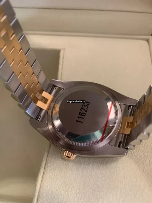 Lovely Replica Rolex Datejust 116233 Caliber 3135 Automatic Movement 36mm Gold/steel Case Mens/unisex Watch - Image 5