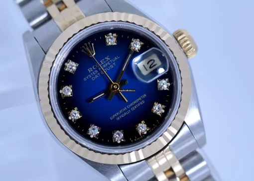 Excellent Replica Rolex Lady-datejust 69173 Automatic Movement 26mm Steel Case Womens Watch - Image 3