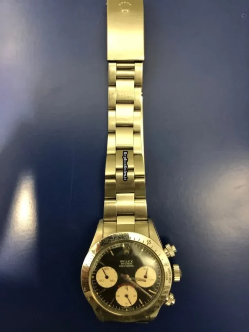 Good Replica Rolex Daytona 6265 Caliber 727 Manual Winding Movement 37mm Steel Case Mens/unisex Watch - Image 5
