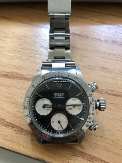 Good Replica Rolex Daytona 6265 Caliber 727 Manual Winding Movement 37mm Steel Case Mens/unisex Watch - Image 7