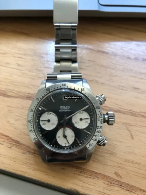 Good Replica Rolex Daytona 6265 Caliber 727 Manual Winding Movement 37mm Steel Case Mens/unisex Watch - Image 8