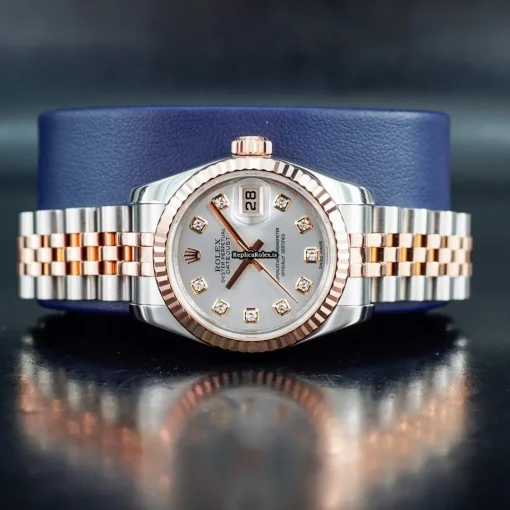 Excellent Replicas Rolex Lady-datejust 179171 Caliber 2235 Automatic Movement 26mm Gold/steel Case Womens Watch