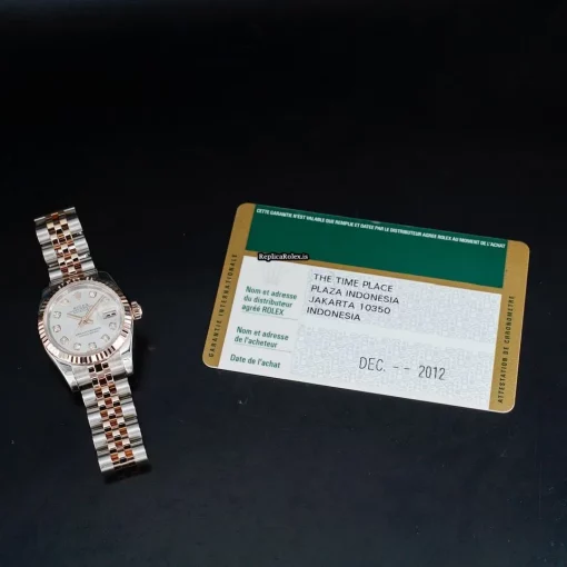 Excellent Replicas Rolex Lady-datejust 179171 Caliber 2235 Automatic Movement 26mm Gold/steel Case Womens Watch - Image 12