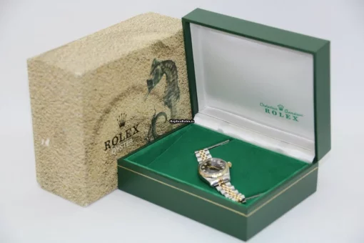 Wonderful Replica Rolex Lady-datejust 6917 Automatic Movement 26mm Gold/steel Case Womens Watch - Image 12