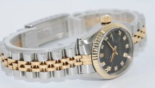 Wonderful Replica Rolex Lady-datejust 6917 Automatic Movement 26mm Gold/steel Case Womens Watch - Image 6