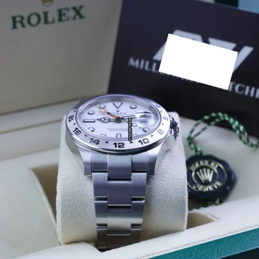 Fantastic Replica Rolex Explorer II 216570 Caliber 3187 Automatic Movement 42mm Steel Case Mens/unisex Watch - Image 11