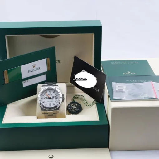 Fantastic Replica Rolex Explorer II 216570 Caliber 3187 Automatic Movement 42mm Steel Case Mens/unisex Watch - Image 7