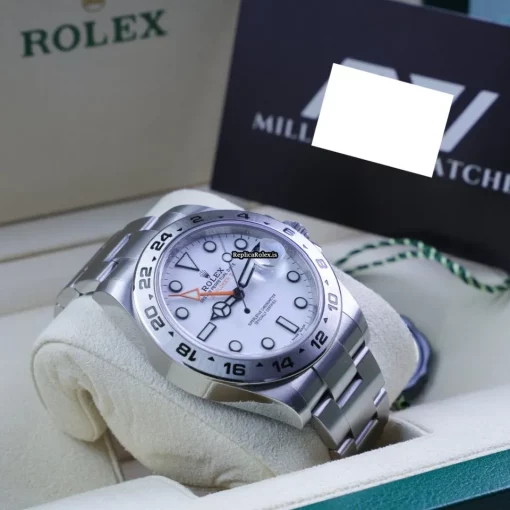 Fantastic Replica Rolex Explorer II 216570 Caliber 3187 Automatic Movement 42mm Steel Case Mens/unisex Watch - Image 9