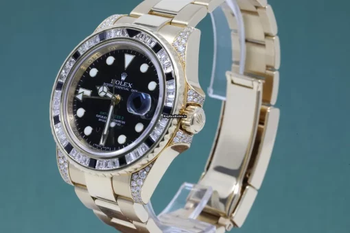 Quality Copies Rolex Gmt-master II 116758 Automatic Movement 40mm Yellow Gold Case Mens/unisex Watch - Image 2