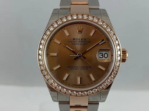 Excellent Replica Rolex Lady-datejust 278381rbr Caliber 2236 Automatic Movement 31mm Gold/steel Case Womens Watch