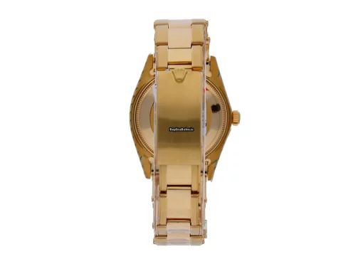 Fabulous Knockoff Rolex Oyster Perpetual Date 1500 Automatic Movement 36mm Yellow Gold Case Mens/unisex Watch - Image 3