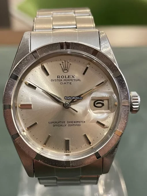 Cool Knockoff Rolex Oyster Perpetual Date 1501 Caliber 1570 Automatic Movement 34x42mm Steel Case Mens/unisex Watch