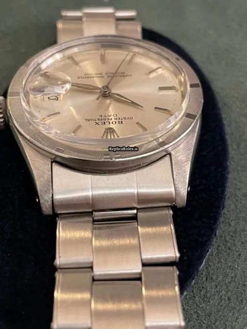 Cool Knockoff Rolex Oyster Perpetual Date 1501 Caliber 1570 Automatic Movement 34x42mm Steel Case Mens/unisex Watch - Image 14