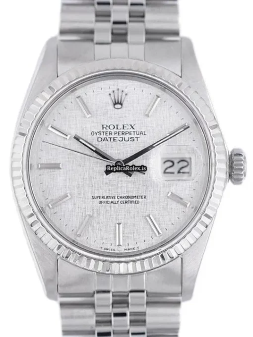 Neat Fake Rolex Datejust 16014 Automatic Movement 36mm Steel Case Watch