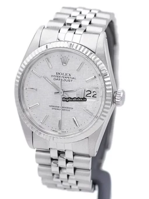Neat Fake Rolex Datejust 16014 Automatic Movement 36mm Steel Case Watch - Image 2
