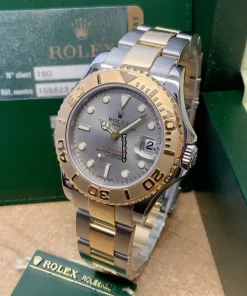Amazing Replica Rolex Yacht-master 168623 Caliber 2235 Automatic Movement 35mm Gold/steel Case Mens/unisex Watch
