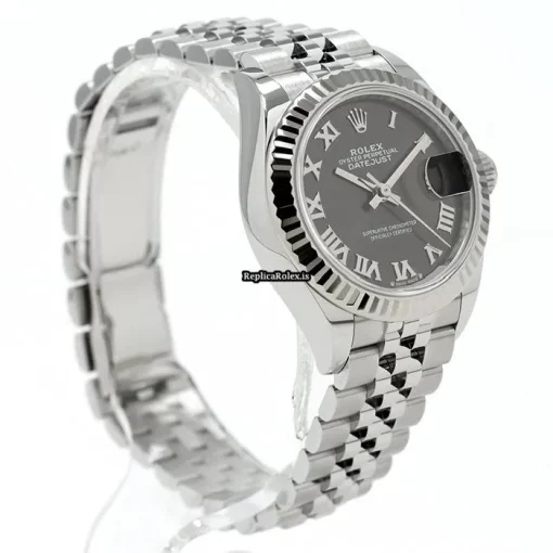 Pleasing Replica Rolex Lady-datejust 28 Caliber 2236 Automatic Movement 28mm Gold/steel Case Watch - Image 10