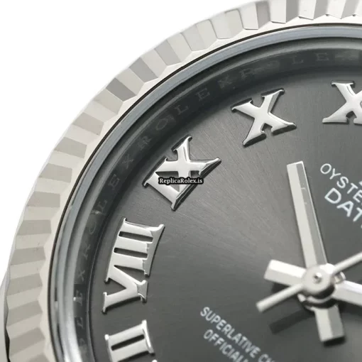 Pleasing Replica Rolex Lady-datejust 28 Caliber 2236 Automatic Movement 28mm Gold/steel Case Watch - Image 11