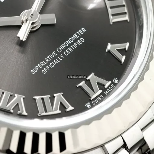 Pleasing Replica Rolex Lady-datejust 28 Caliber 2236 Automatic Movement 28mm Gold/steel Case Watch - Image 13