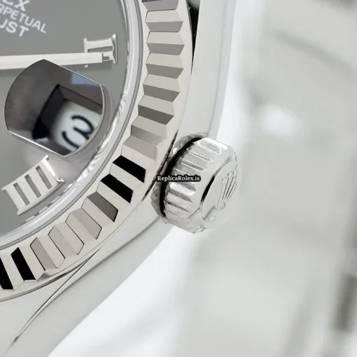 Pleasing Replica Rolex Lady-datejust 28 Caliber 2236 Automatic Movement 28mm Gold/steel Case Watch - Image 8