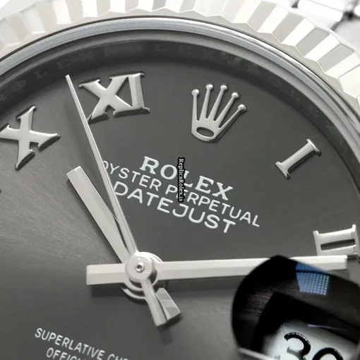 Pleasing Replica Rolex Lady-datejust 28 Caliber 2236 Automatic Movement 28mm Gold/steel Case Watch - Image 9