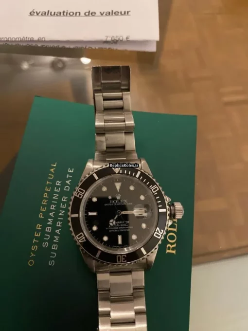 High Quality Replica Rolex Submariner Date 16610 Caliber 3135 Automatic Movement 40mm Steel Case Mens/unisex Watch - Image 9