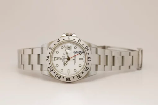 Good Fake Rolex Explorer II 16570 Caliber 3185 Automatic Movement 40mm Steel Case Mens/unisex Watch - Image 8