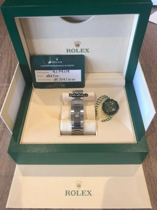 Recommend Imitation Rolex Daytona 116520 Caliber 4130 Automatic Movement 40mm Steel Case Mens/unisex Watch - Image 2