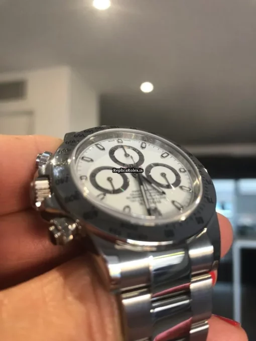 Recommend Imitation Rolex Daytona 116520 Caliber 4130 Automatic Movement 40mm Steel Case Mens/unisex Watch - Image 7
