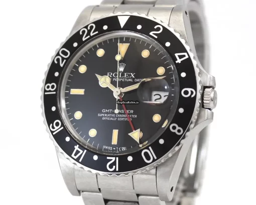 Terrific Replica Rolex Gmt-master 16750 Caliber 3075 Automatic Movement 40mm Steel Case Mens/unisex Watch