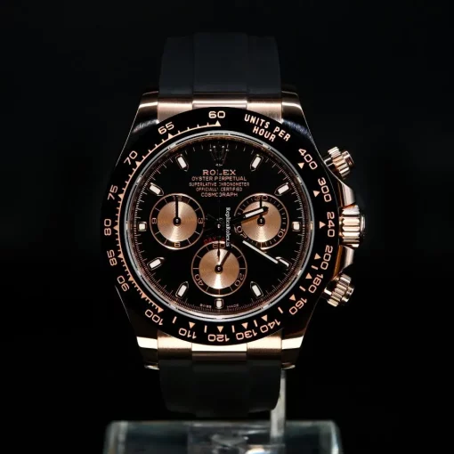 Epic Fake Rolex Daytona 116515ln Caliber 4130 Automatic Movement 40mm Rose Gold Case Mens/unisex Watch - Image 3